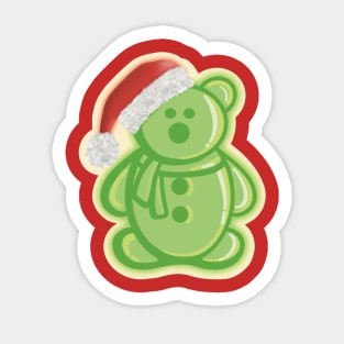 Gummy Bear - Merry Beary Christmas Sticker